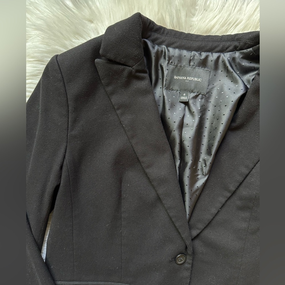 Banana Republic black long & lean blazer - Picture 4 of 9
